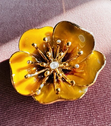 Jolie broche cristaux