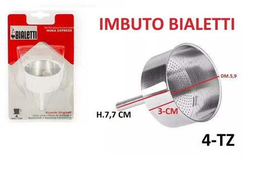 Bialetti ricambi imbuto moka - imbuto, 4