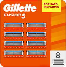 Gillette Fusion 5 LAMETTE DA BARBA, 8 RICAMBI Da 5 Lame Originali Nuove