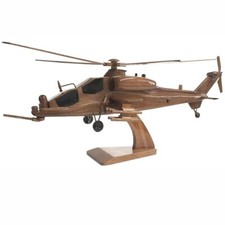 Agusta A129 Mangusta Esercito Italiano Militare Elicottero di Legno Desktop