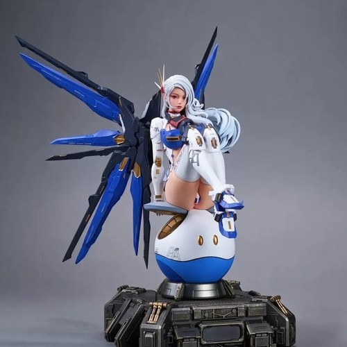 Modellino statuina anime blu - modellino,