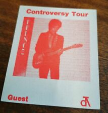 PRINCE Tour PASS Controversy
