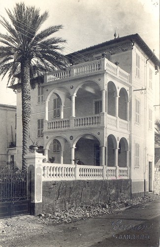 Sanremo fotocartolina villa - fotocartolina,