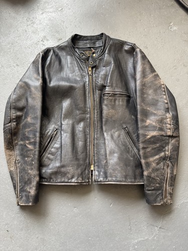 Giacca pelle vintage vanson - giacca,