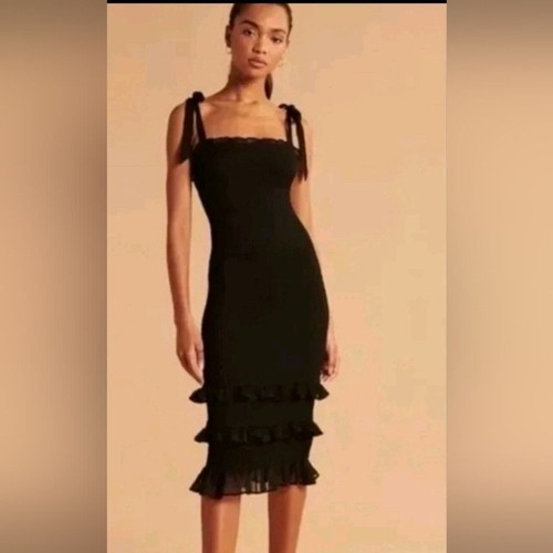 Abito midi abercrombie fitch - abercrombie,