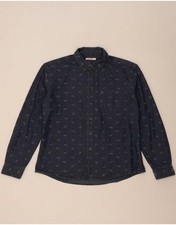 SUN68 Camicia Uomo XL Blu