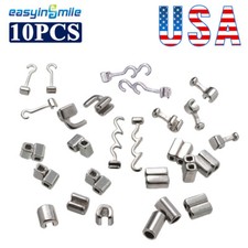 Gancio crimpabile ortodontico