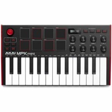 AKAI MPK MINI MK3 TASTIERA MIDI USB 25 TASTI CON DISPLAY PAD E KNOB MAPPABILI