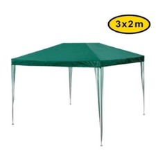 Gazebo pieghevole impermeabile in alluminio 3x2m Verde - Mod. Mini Ignis