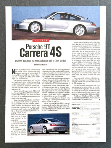 Porche 911 carrera - 4s, coupè