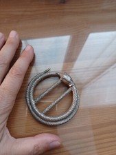 FIBBIA PER CINTURA CON SERPENTE - VINTAGE