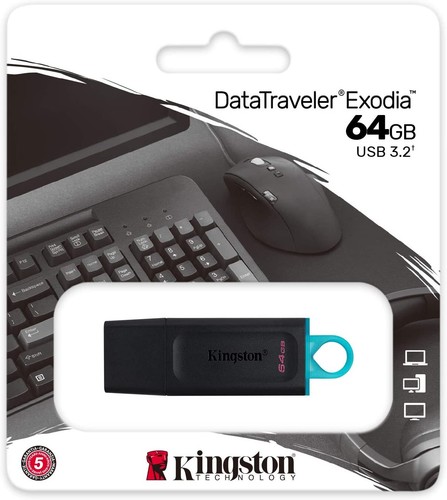 Chiavetta usb 64gb kingston - usb,