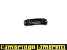 Distintivo Sedile Giuliari Ideale per Lambretta Vespa e Sedili Made in Italy