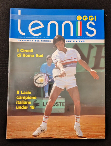 Tennis oggi marzo 1986 panatta - marzo,