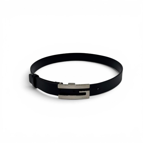 Gucci cintura nera pelle - gucci,