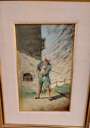 Dipinto firmato ritratto di - firmato,