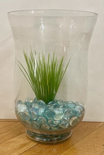 Vaso ciotola pesce vetro - o, in
