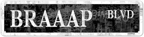 Insegna braaap blvd - insegna,