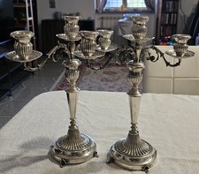 Coppia Candelabri Anni "50 In