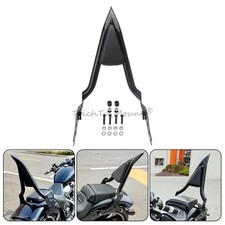 Schienale passeggero nero Sissy Bar per Harley Softail Breakout Fat Boy 2018-2023