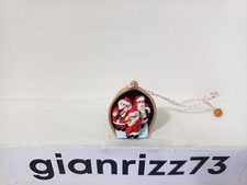  Sorpresine Kinder Albero Di Natale 2003 Guscio Con Babbi Natale Pendolotti