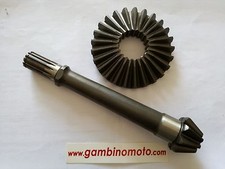 COPPIA CONICA FRESA MOTOZAPPA LAMPACRESCIA MODELLO DL8 DENTI PIGNONE 8 CORONA 25