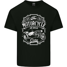 T-shirt moto e sidecar biker