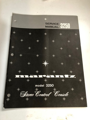 Marantz 3250 stereo - marantz, control