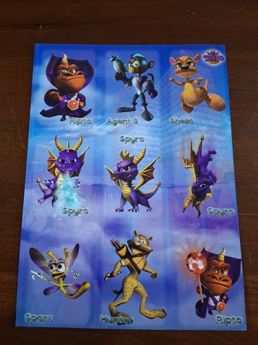 Carte collezionabili spyro non - collezionabili,