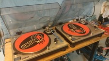2 Giradischi Technics sl 1200 Mk2+Coperchi + Testine Stanton, 