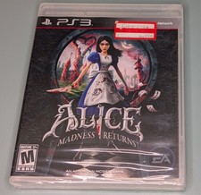 Alice: Madness Returns PS3 (Sony PlayStation 3, 2011) NUOVO, sigillato in fabbrica