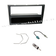 Mascherina autoradio 1 DIN + adattatore antenna / ISO OPEL Vivaro 