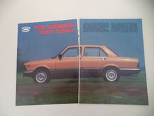 PROVA QUATTRORUOTE 1981 FIAT ARGENTA 1600/2000 i