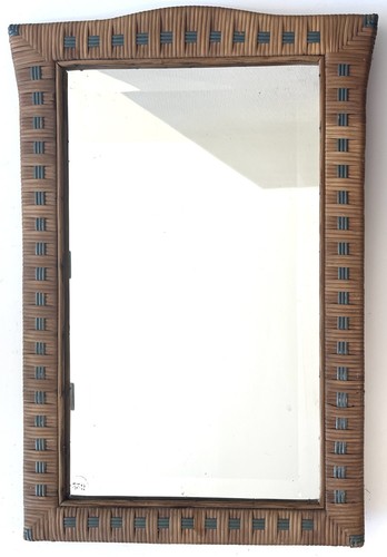 Specchio antico vetro molato