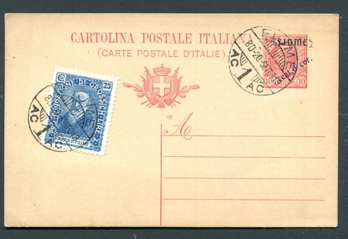 Fiume 1919 sovr cent - 1919, di