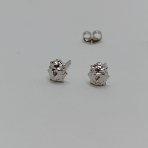 Orecchini bottone coccinella - orecchini,