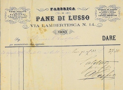 Firenze fattura int fabbrica - firenze.,