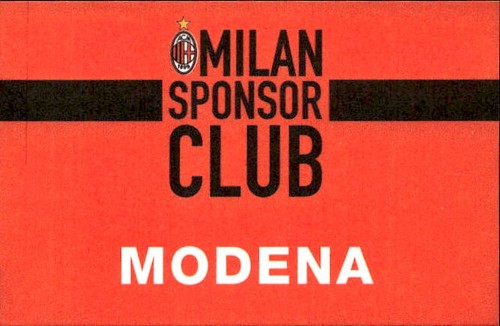 Biglietto stadio milan sponsor - milan,