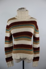 DOLCE & GABBANA D&G MAGLIONE DONNA TG M SWEATER WOMAN ITALY VINTAGE A RIGHE