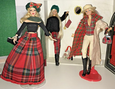 Barbie Style Gold Label  DIVA Inspiring Woman Autumn écossais Accessoires MATTEL