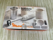 VINTAGE ROBOT MOULINEX frullatore ad immersione anni 70 nuovo in box #8