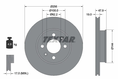 Set freni disco textar - set,