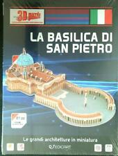LA BASILICA DI SAN PIETRO. 3D PUZZLE. 61 PZ LE GRANDI ARCHITETTURE IN MINIATURA