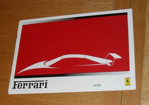 Brochure ferrari 1989 - brochure, f40