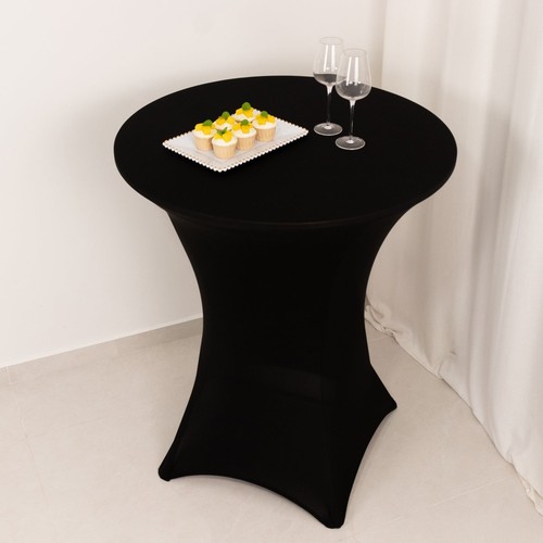 Tovaglia nera elegante spandex