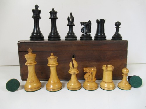 Antico set scacchi - set,