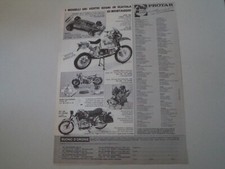 advertising Pubblicità 1986 PROTAR MICRO MODELLI PROVINI