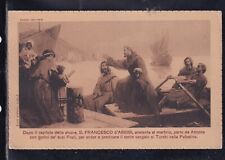 Cartolina S. Francesco D'Assisi Parte da Ancona con Dodici Frati Gaidano KB205