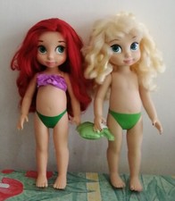 DUE Bambole PRINCIPESSE Disney ARIEL e TRILLY, alte 40 cm, Disney Store