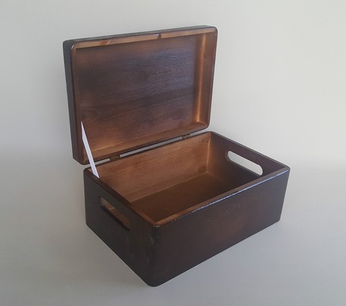 Scatola portaoggetti legno - in,